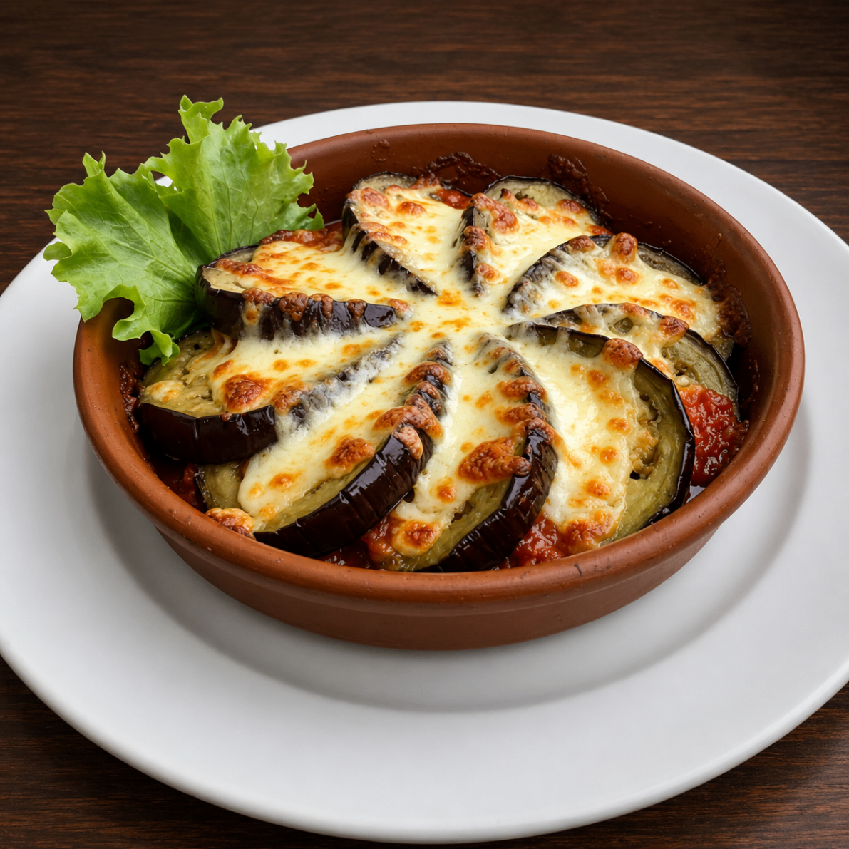 BERENJENA HORNEADA CON QUESO